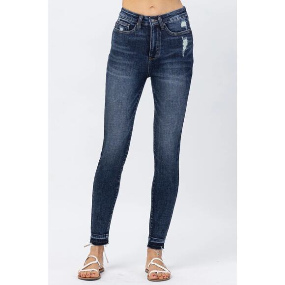 Judy Blue Hi-Waisted Tummy Control Clean Skinny Denim 88417 Women’s Size 1 / 25 - Picture 1 of 15